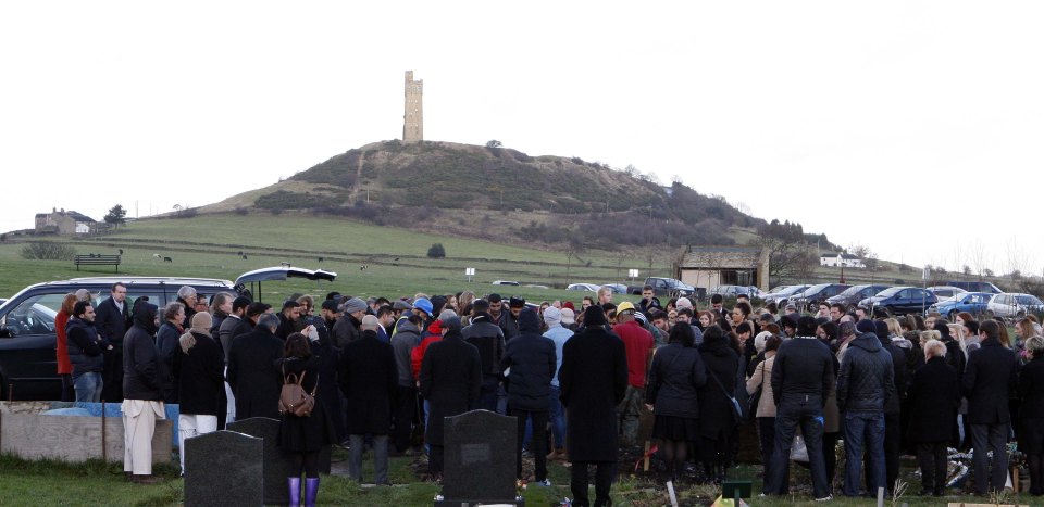  Dozens of people came to the funeral of the beloved politics student when she died in 2014