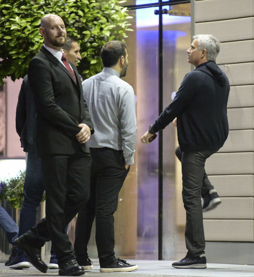  The Special One was out in Manchester city centre watching Portugal beat Wales