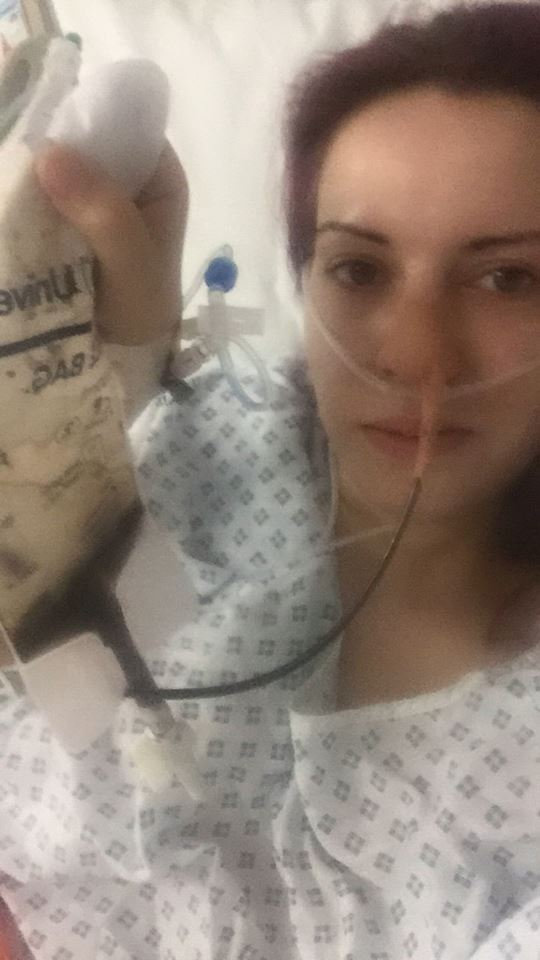  The 23-year-old mum thought she was dying after being left in agony