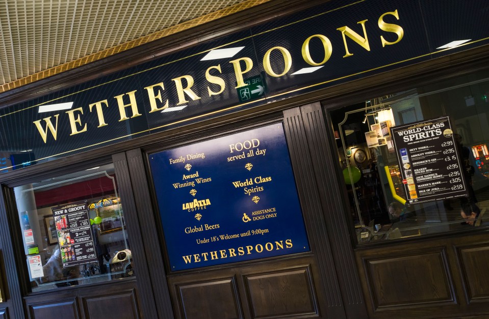  The iconic name J.D. Wetherspoon is completely fictional