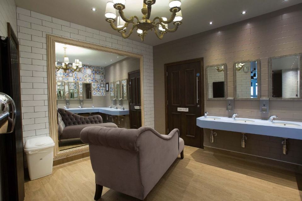  Do the loos down your local look this swanky?