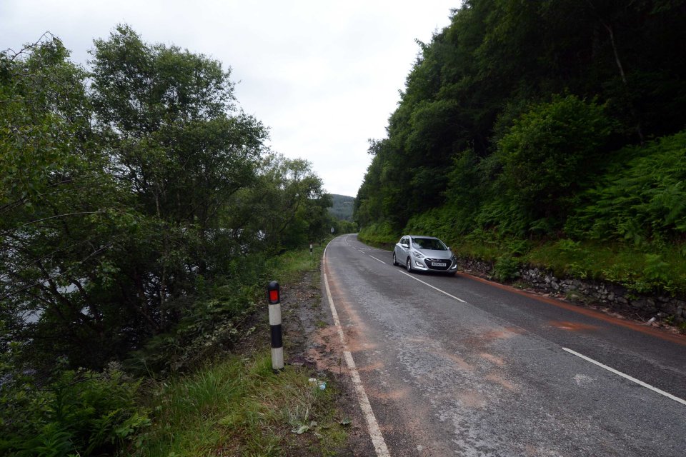  The road next to the loch has since been re-opened by police after being closed while the rescue mission was under way