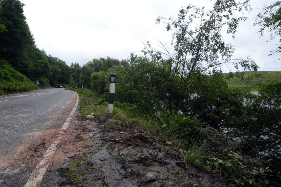  Crash investigators were today trying to explain why the car entered the lake