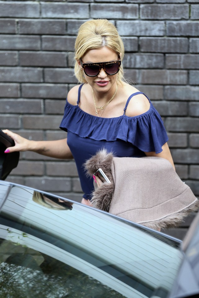  Katie pictured leaving the ITV studios after co-presenting 'Loose Women'