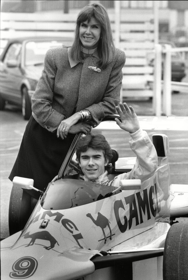  Loved up ... Jackie and Helen were the golden couple of motorsport