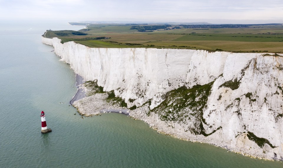  Eastbourne Borough Council asked people to keep a "safe distance" after pictures of the crack emerged