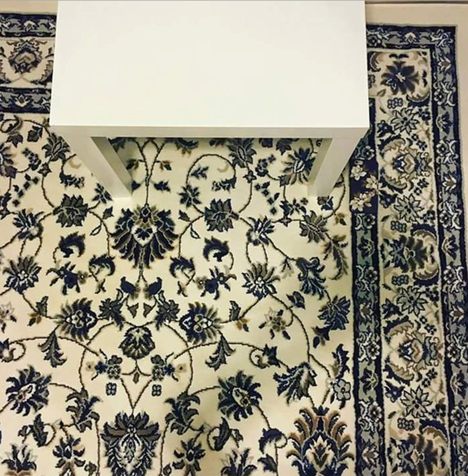  This carpet is hiding a confusing challenge, but can you spot the phone?