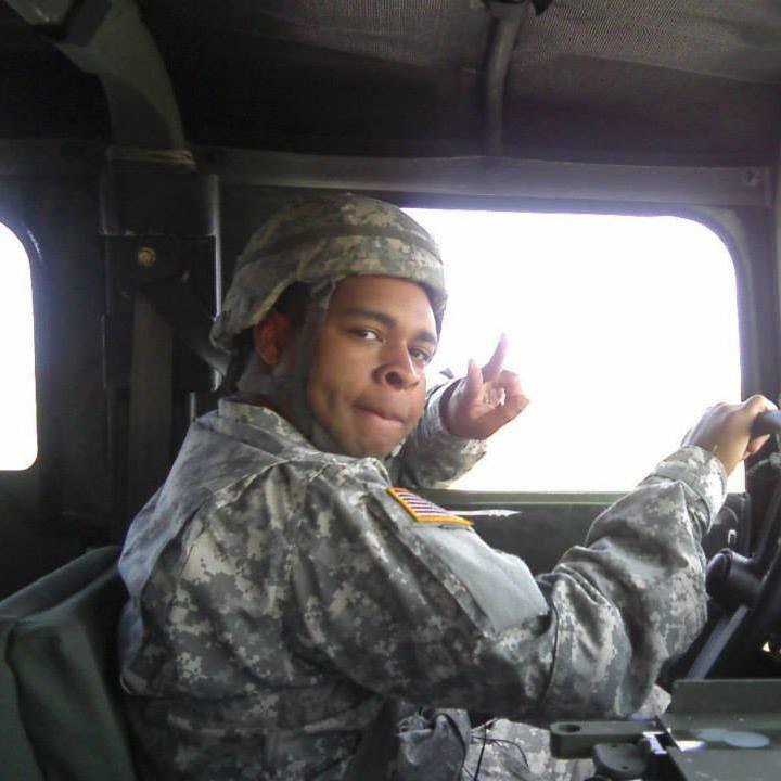  Micah Johnson, seen here in army fatigues, told police during negotiations that he was acting alone