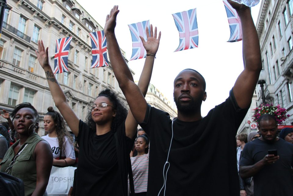  The Black Lives Matter march was supported by people of all races