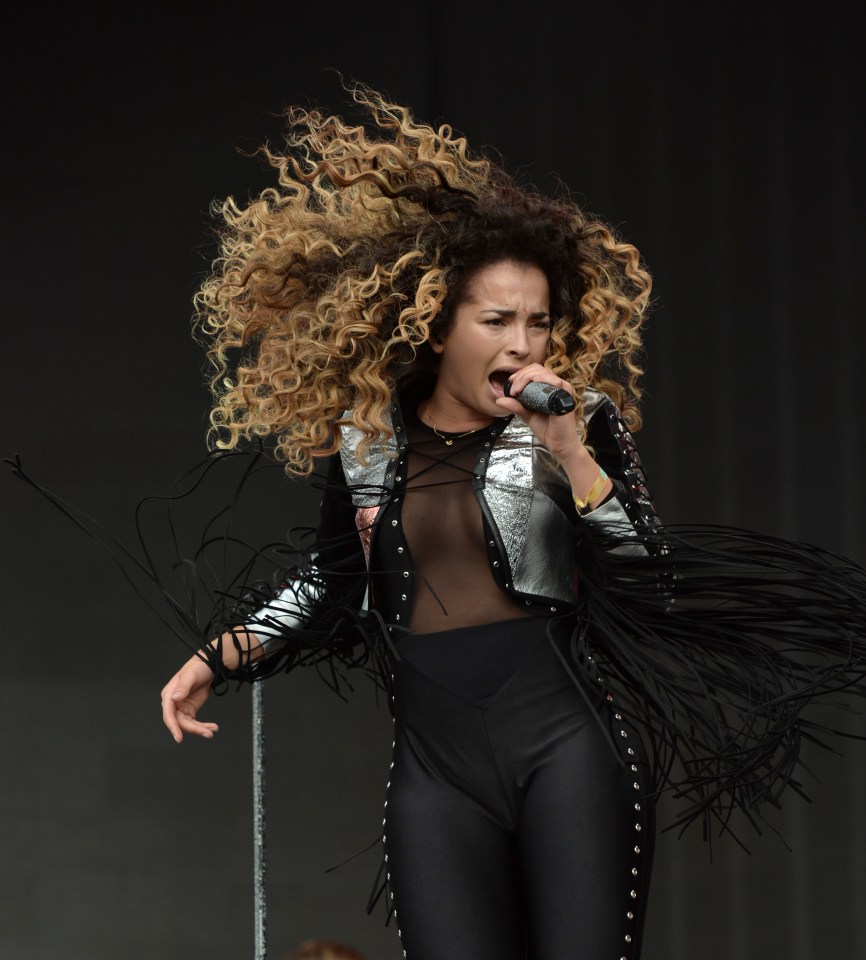  The day's line-up also included Ella Eyre...