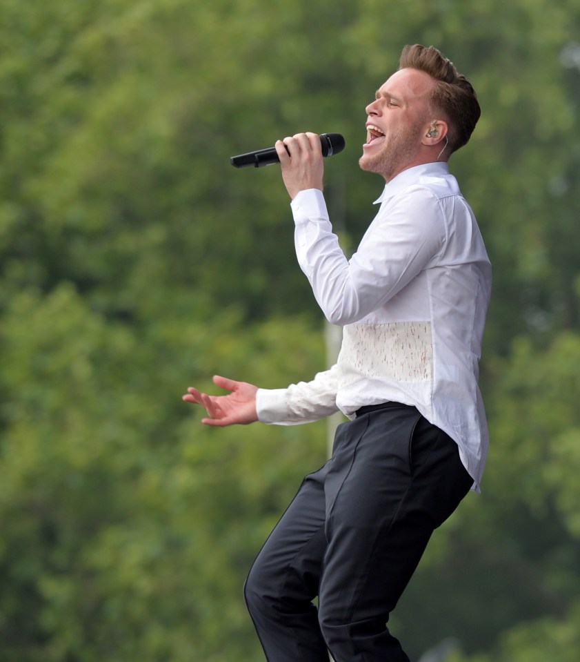  Olly Murs gave an amazing performance at the festival in Hyde Park