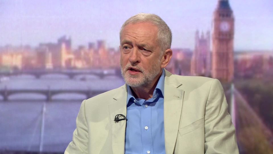  Jeremy Corbyn said he could back the motion to hold Tony Blair in contempt