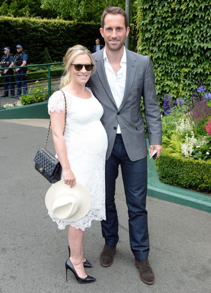  Sir Ben Ainsley and wife Georgie Thompson