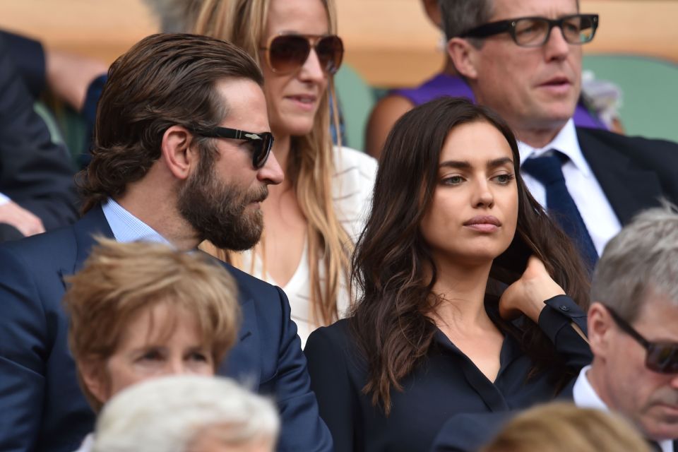  Irina did not look happy to be on centre court for the thrilling tennis showdown