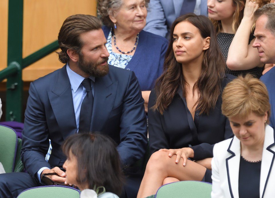  Bradley and Irina were seated just rows away from Suki