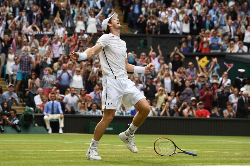  Andy Murray claimed his second Wimbledon crown with straight sets win