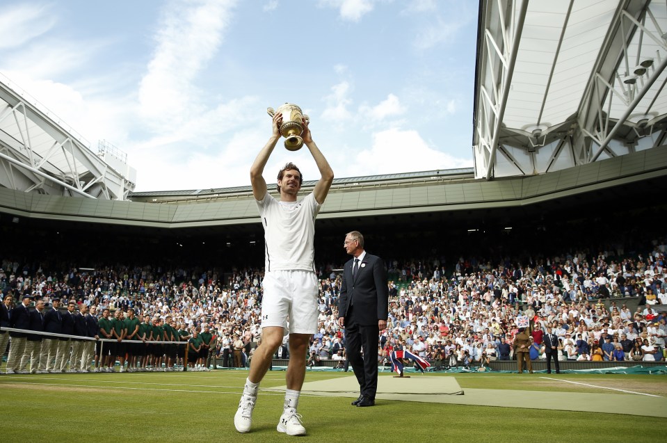  Murray won 6-4 7-6 7-6 to win his third Grand Slam title at All England Club