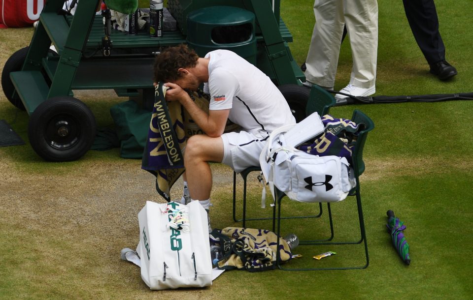  Andy Murray also broke down in tears as he won Wimbledon 2016