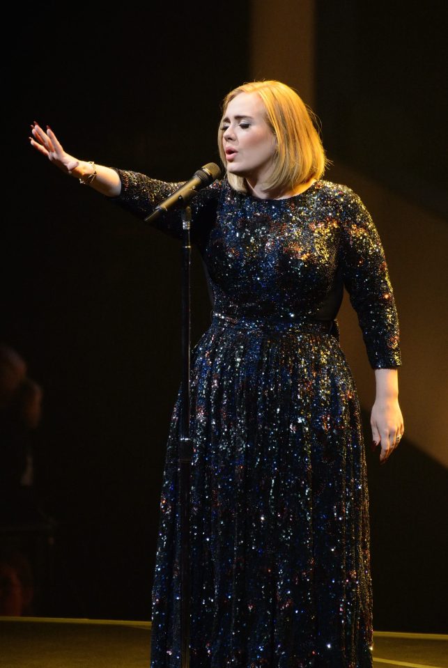  Adele is currently touring North America