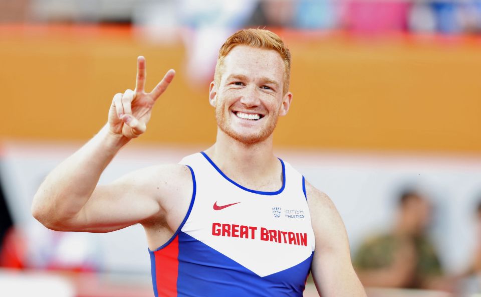  Greg Rutherford is another Brithish hopeful with his eye on the prize