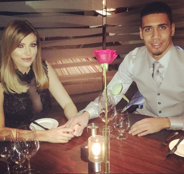  The loved-up couple pictured celebrating Valentine's Day together earlier this year