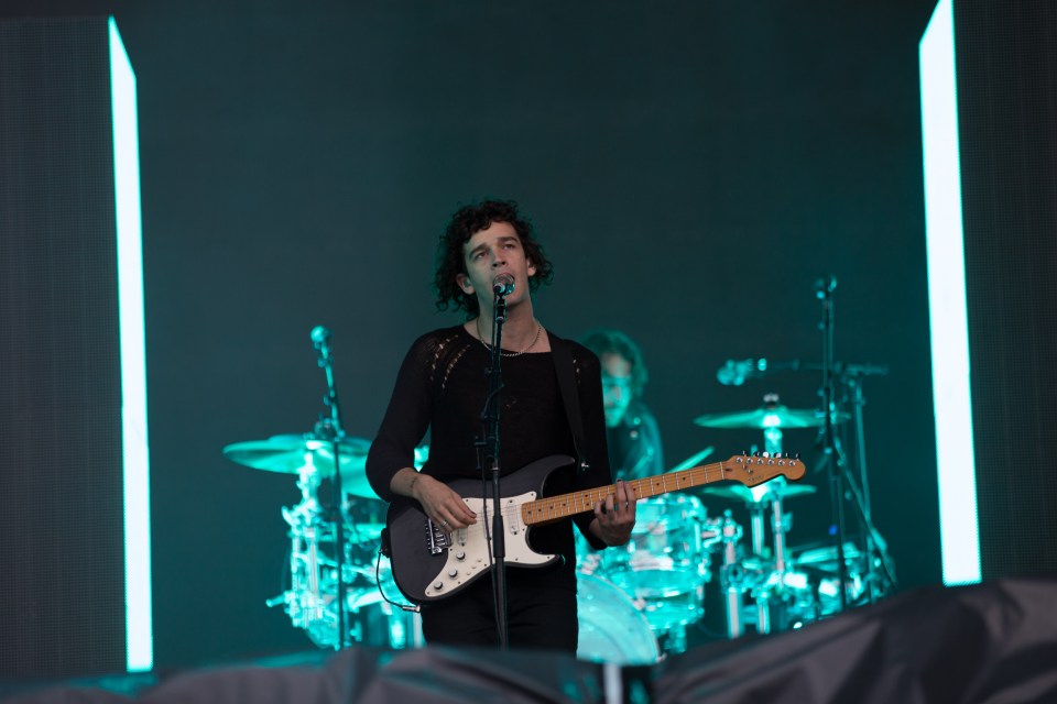  Matt and his bandmates recently wowed the crowd at Open'er festival in Poland despite their set being cut short by a storm