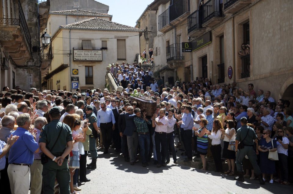  His coffin was yesterday carried through the streets of his home town Sepúlveda