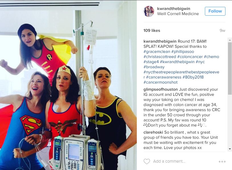  Superhero Karen leads the fight against cancer