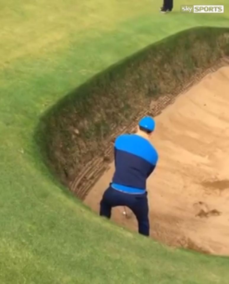  Other pros will want to take note to avoid this bunker during play at Royal Troon