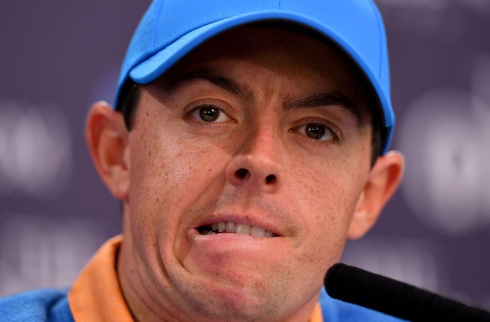  Rory McIlroy explained his play around Royal Troon during practice