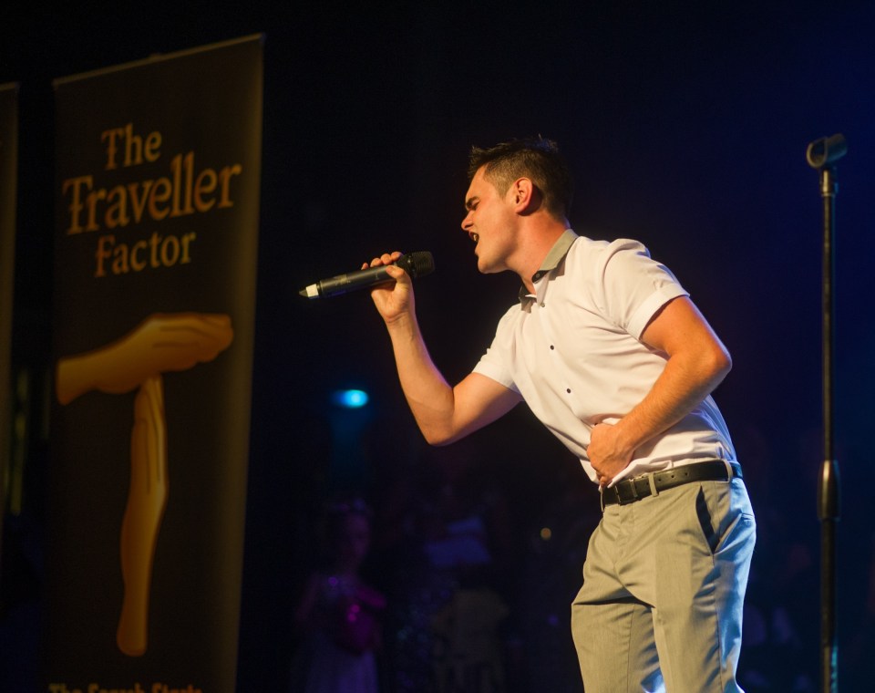  Talented youngsters like Andy Cassidy, from Dublin (pictured) gave their all on stage