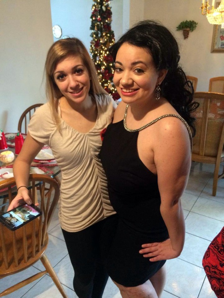  With her little sister Alyssa