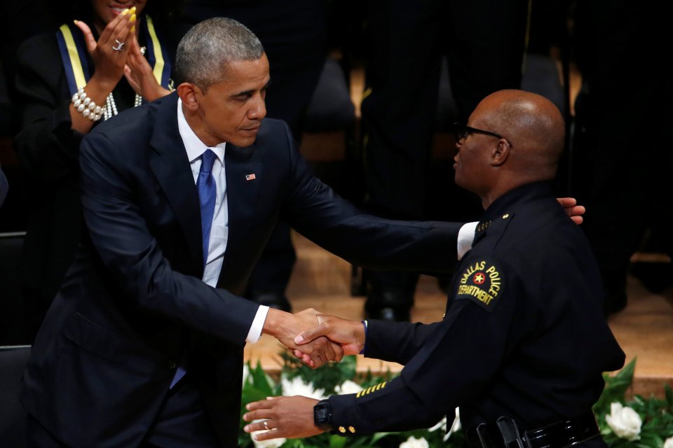  Dallas Police Chief David Brown chose to speak the lyrics of the Stevie Wonder hit “As” which included the lines: “We all know sometimes life's hates and troubles, Can make you wish you were born in another time and space