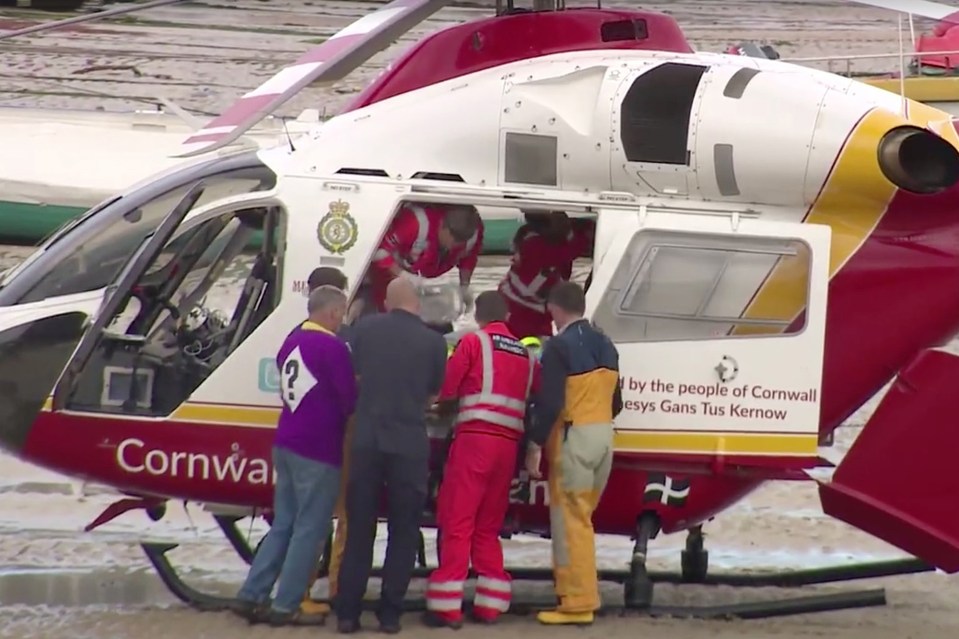  Lifeboat crew members were on the scene within seconds and helped keep the teenager calm