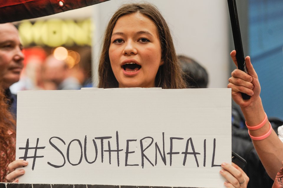  The Twitter hashtag Southern Fail began picking up steam after a series of cancelled and delayed trains