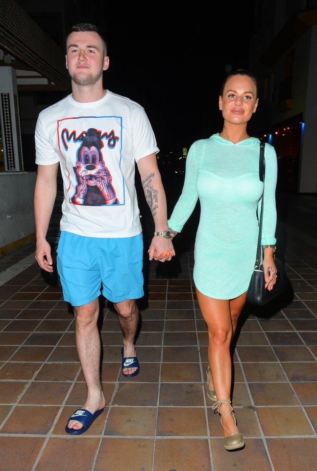  The couple were rumoured to be engaged when Chantelle stepped out with a ring on THAT finger