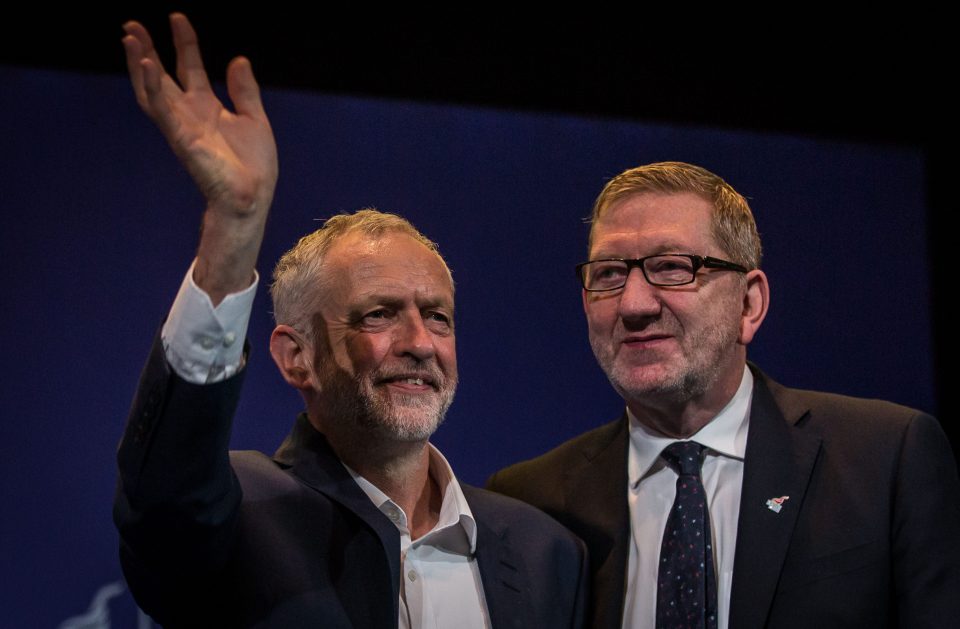  McCluskey has backed Corbyn in the leadership contest which will run over the summer