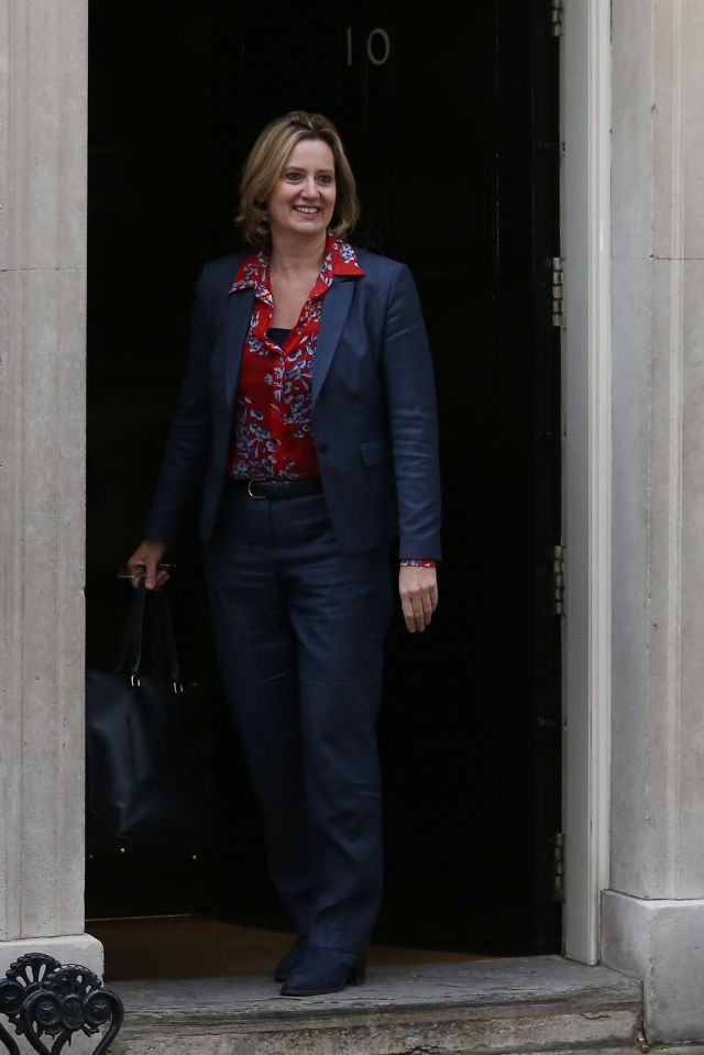  Amber Rudd has the job of following in Theresa May's footsteps as she has been named Home Secretary, a position Mrs May held for six years