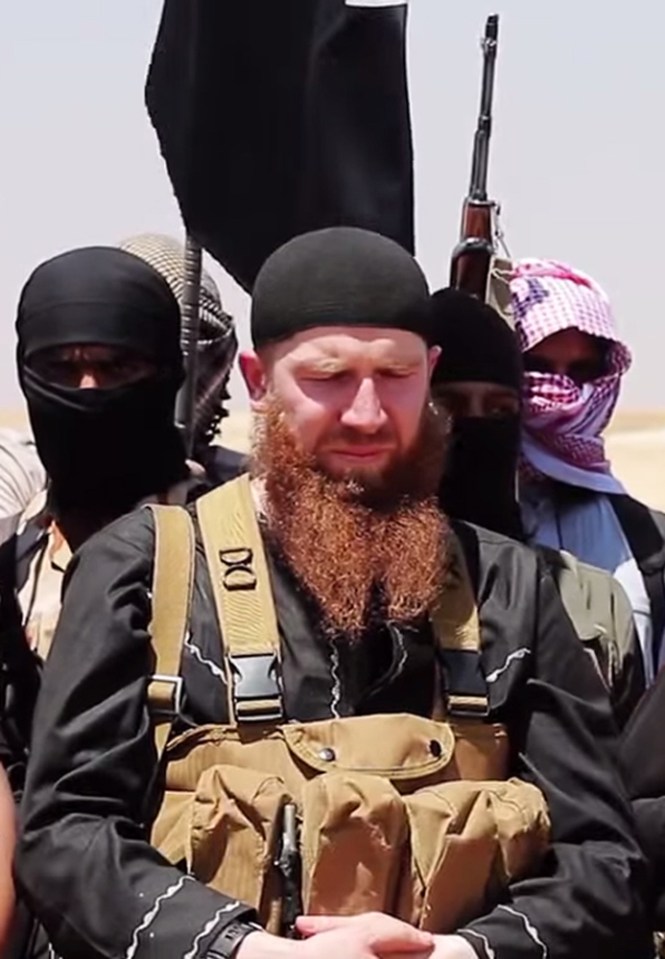  The so-called 'Ginger Jihadi' was reportedly killed earlier this year by a US air strike in Syria