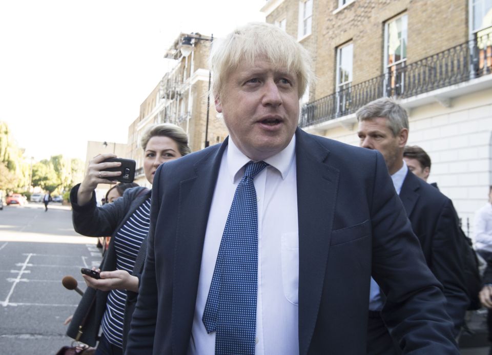  Boris Johnson says he is 'very humbled and excited to be given this chance' by the new Prime Minister Theresa May