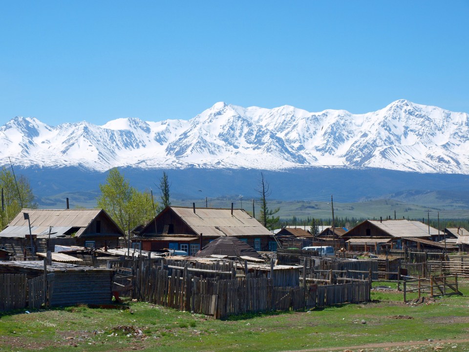  Stricken... a village in the Russian Altai mountains where the ten-year-old boy is fighting for his life after being struck down with the bubonic plague