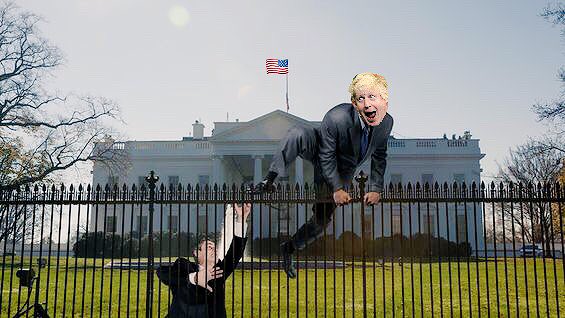  This photoshopped snap suggests what ideas people may have of Boris in his new role