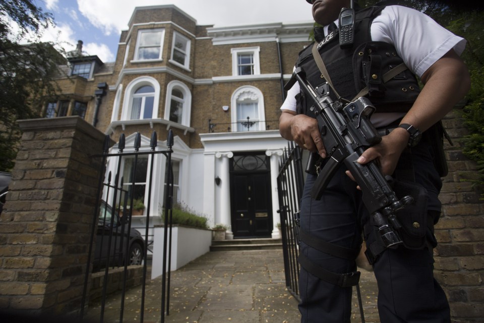 Home where David Cameron and his family now live in Notting Hill