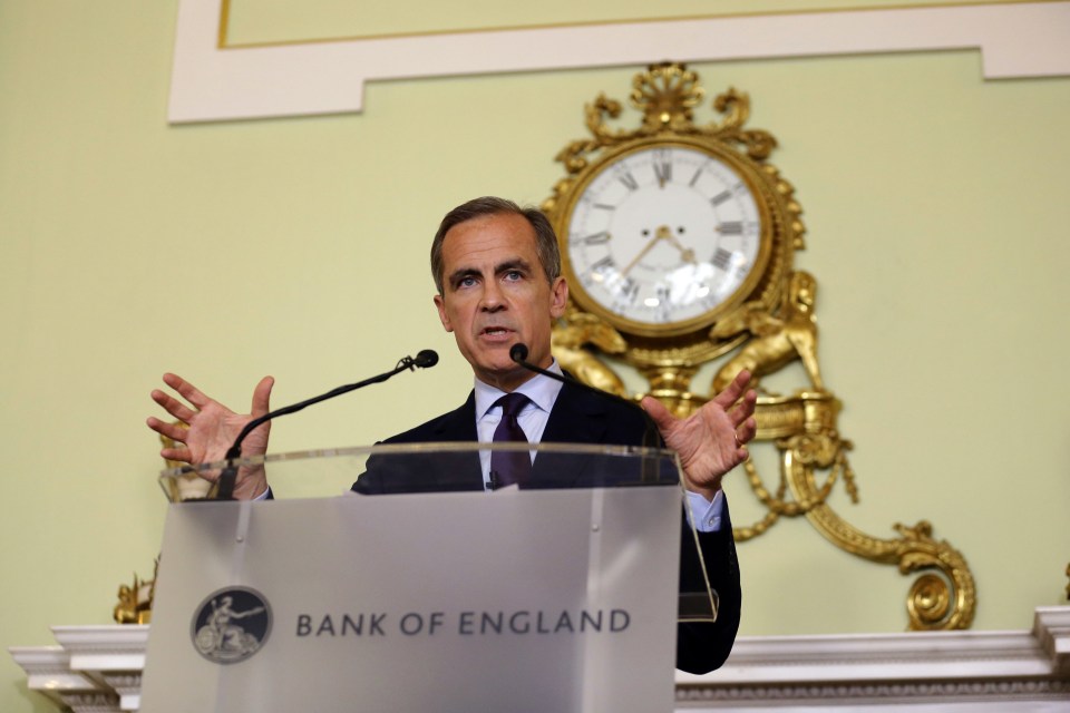  Bank of England Governor Mark Carney is expected to lower interests rates later this summer