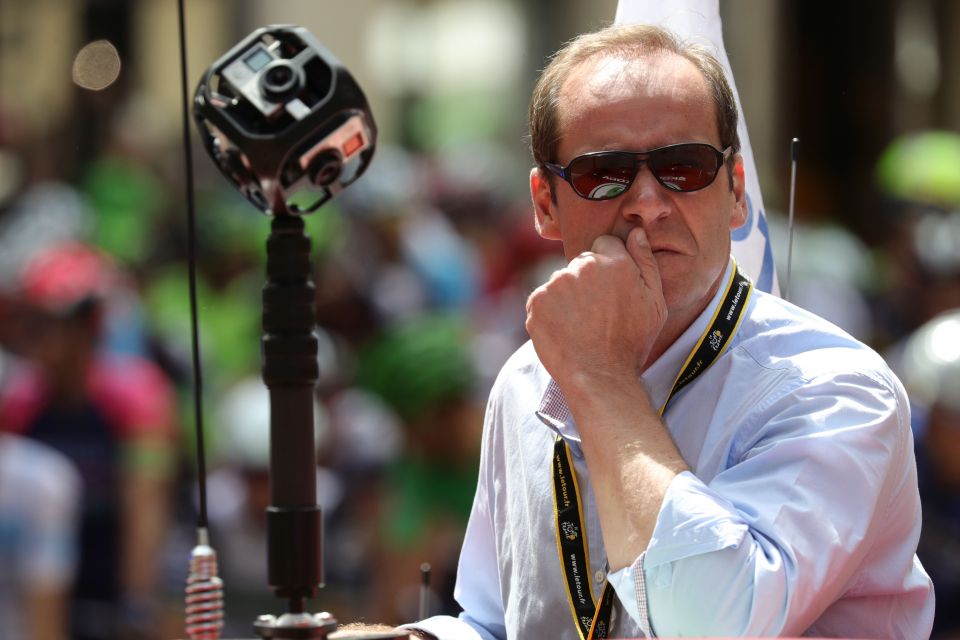 Race director Christian Prudhomme