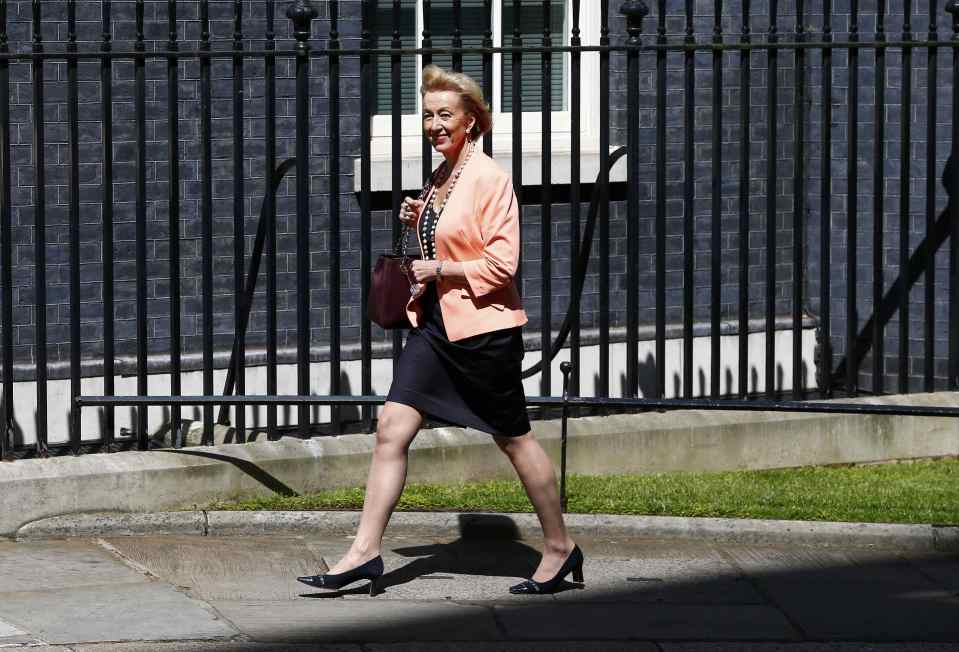  Andrea Leadsom arrives at Number 10 before being made Environment Secretary