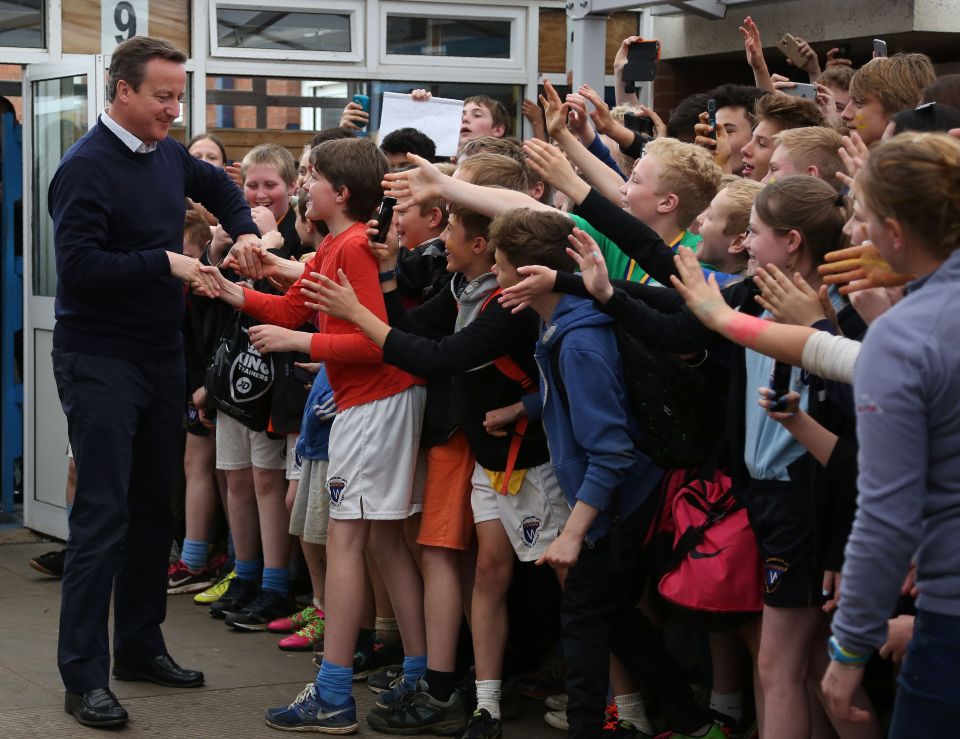  The then-PM was there on the final day of campaigning before the EU referendum that ended his premiership