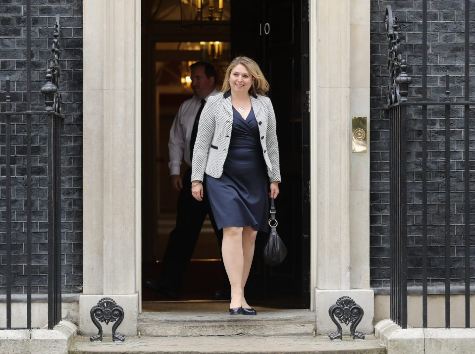  Karen Bradley leaves 10 Downing Street after being promoted to DCMS