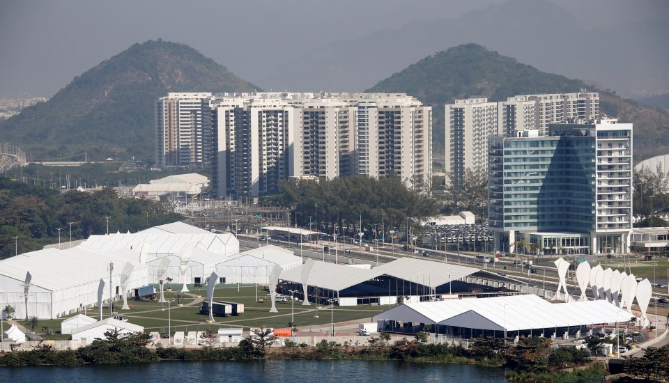 A general view shows the Olympic and Paralympic Village near the 2016 Rio Olympics Park in Rio de Janeiro