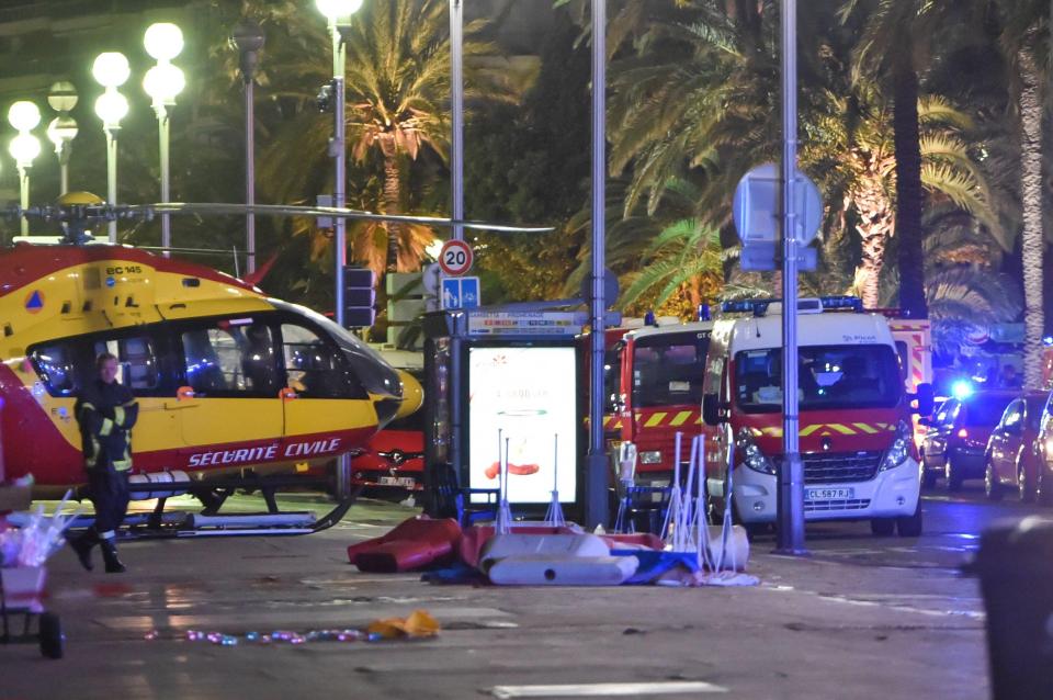  The attack came as groups of friends and families watched the annual Bastille Day fireworks